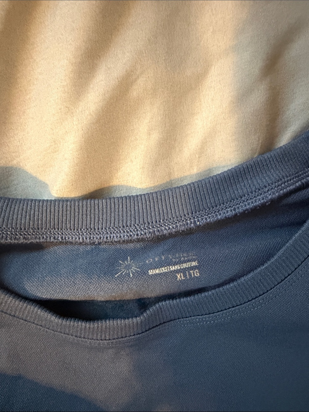 Aerie Crewneck Pullover in Slate Blue - Picture 2 of 2